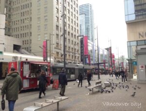 バンクーバーの街並み